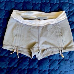 Lululemon mini workout shorts